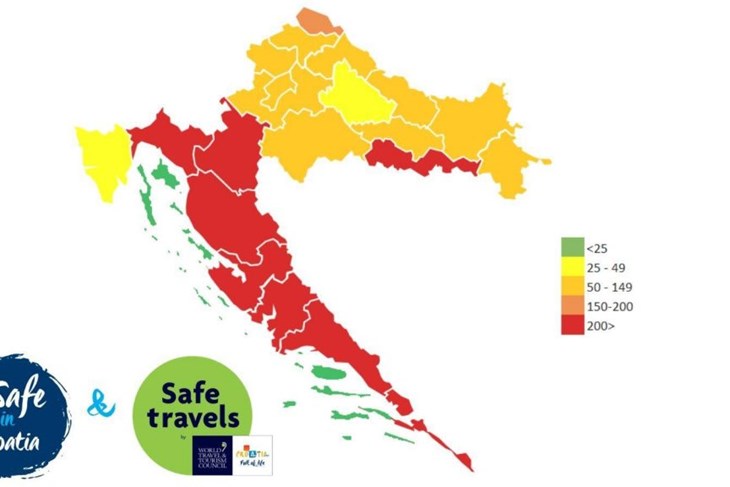 Karta istra Pula Map