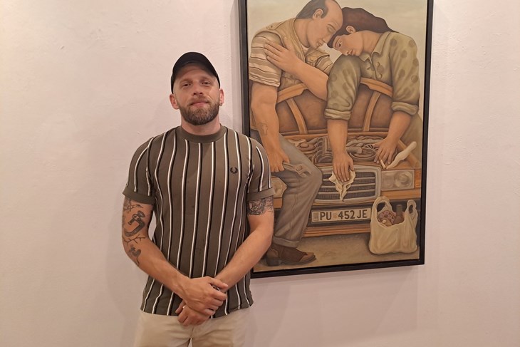 FOTO / U Galeriji Makina otvorena dvodnevna izložba "Vikendom rekreativno" Vedrana Štimca