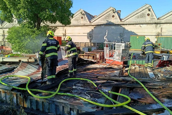FOTO / Buknuo požar u Uljaniku, vatrogasci spriječili širenje vatre