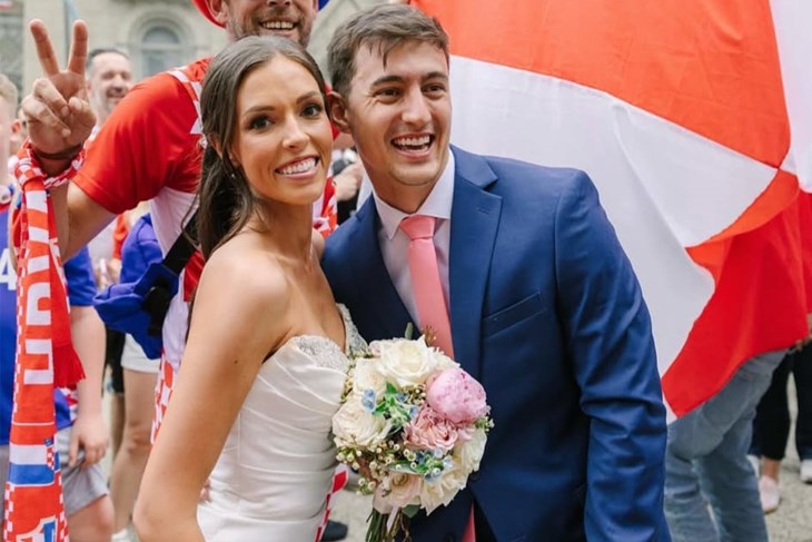 Mladenci iz Philadelphije slavili s hrvatskim navijačima, sada stižu na medeni mjesec u Hrvatsku