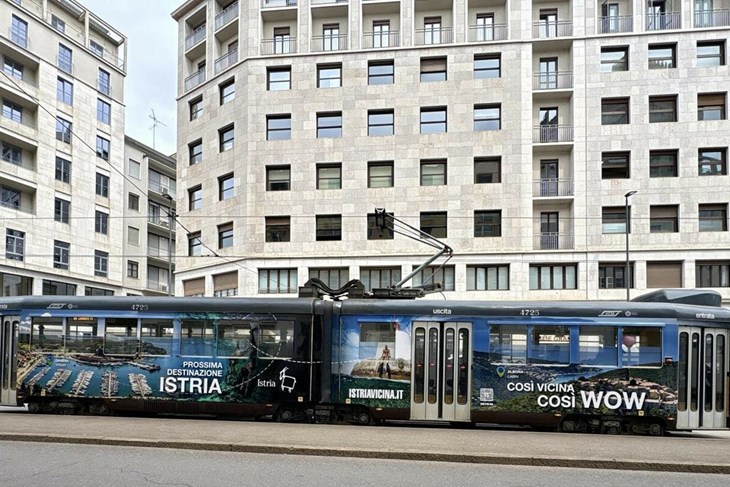 Atraktivna promotivna kampanja TZ Istre: Tramvaj s motivima Istre vozit će ulicama Milana